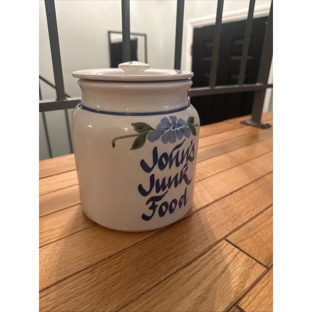 Vintage Hand painted Crock Personalized 